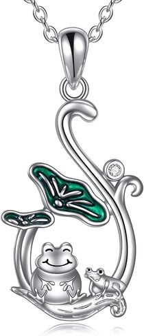 YAFEINI Hummingbird/Frog Necklace Sterling Silver Daisy Necklace for Girls Hummingbird Jewelry Gift in Saudi Arabia