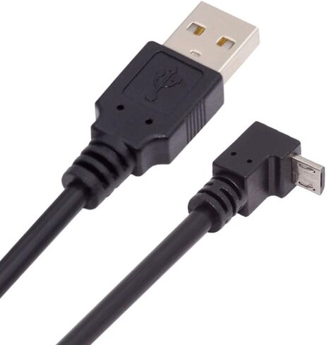تشينيانغ USB 2.0 إلى Micro USB 90 درجة لأعلى كابل تمديد شحن البيانات بزاوية 1.0 متر in Saudi Arabia