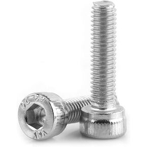 Hilitand 100pcs M3 SS304 Stainsal Steel Stex Hex Socket Procks Bolts for Industrial and Construction Hardeners (M3x30) in Kuwait