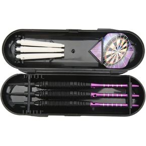 VBESTLIFE Darts Metal Tips Set, 3Pcs Professional Stainless Steel Tip Darts Set with Shafts Tails and Storage Case Fits for Professional Beginner All Levels in Kuwait