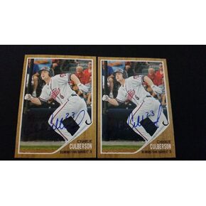 Charlie Culberson 2011 Topps Heritage #92 Squirrels Giants Signed Autograph JA15 - Baseball Slabbed Autographed Cards in Saudi Arabia