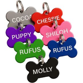 Dr. Fremont's Custom Pet ID Tag | Large, Round, Anodized Aluminum | Many Colors & Shapes | Strong, Durable, Made in USA in Saudi Arabia