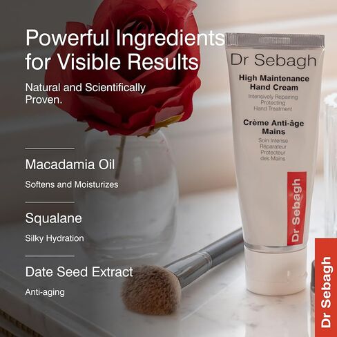 High Maintainance Hand Cream - (2.6 fl.oz) | Non Greasy Moisturizer | Protects Dry, & Cracked Hands | Hydrating & Moisturizing Lotion for Aging Hands | Quickly Absorbed | Silky Finish in Saudi Arabia