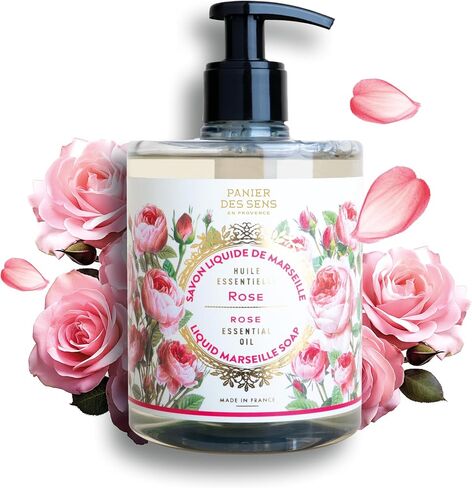 Panier des Sens - Moisturizing Hand Soap - Orange Blossom Gourmand Fragrance - French Traditional Savon de Marseille Soap - Refillable Kitchen & Bathroom Soap - 16.9 Fl.oz Liquid Hand Wash 96% Natural in Saudi Arabia