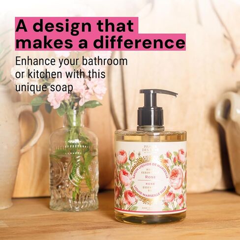 Panier des Sens - Moisturizing Hand Soap - Orange Blossom Gourmand Fragrance - French Traditional Savon de Marseille Soap - Refillable Kitchen & Bathroom Soap - 16.9 Fl.oz Liquid Hand Wash 96% Natural in Saudi Arabia