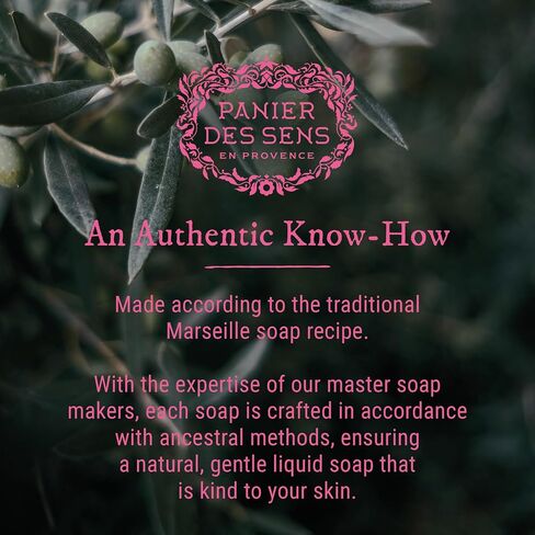 Panier des Sens - Moisturizing Hand Soap - Orange Blossom Gourmand Fragrance - French Traditional Savon de Marseille Soap - Refillable Kitchen & Bathroom Soap - 16.9 Fl.oz Liquid Hand Wash 96% Natural in Saudi Arabia