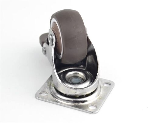 TPE Synthetic Rubber Casters Wheel and Directional Wheel Super Mute Trolley Set of Wheels 4Pcs(2 inch) in Saudi Arabia