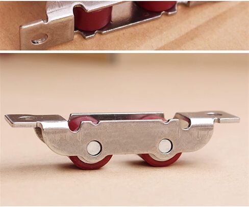 Window Silent Nylon Pulley Slot Wheel Sliding Door Fittings Glass Door Sliding Rollers 4 Pcs in Saudi Arabia