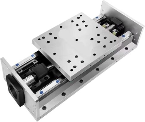 وحدة شريحة الصلب الثقيل لوح الوحدة النمطية SFS1605/SFS1610/SFS1620 السكتة الدماغية 100 ~ 1000mm 4*HGH15CA SLIDER SLIDER Mobile (SFS1605 800MM) in Kuwait