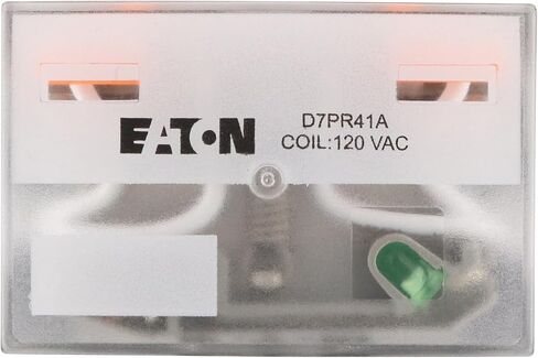 Eaton D7PR41a Girlup Guird Relay ، D7 ، 14-Blade ، 4PDT جهات اتصال ، 120 ملف VAC in Saudi Arabia
