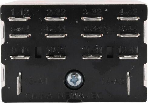 Eaton D7PR41a Girlup Guird Relay ، D7 ، 14-Blade ، 4PDT جهات اتصال ، 120 ملف VAC in Saudi Arabia
