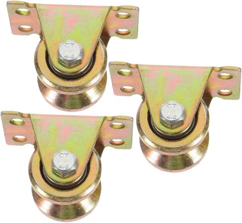 Cabilock 3pcs Heavy Duty Cable Pulley Wheel Bracket Pulley Single Block for DIY in Saudi Arabia
