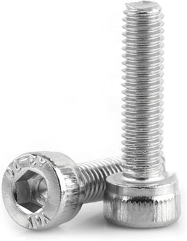 Hilitand 100pcs M3 SS304 Stainsal Steel Stex Hex Socket Procks Bolts for Industrial and Construction Hardeners (M3x30) in Kuwait