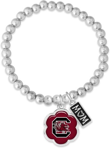 ساوث كارولينا Gamecocks Hazel Mom Charm Bead Bead Stretch Bracelet Home Gift USC ، 7.5 Int in Saudi Arabia
