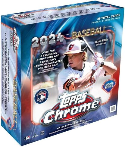 2024 TOPPS Chrome Update Baseball Mega Trading Box (10 rexctor x-spractors) in Saudi Arabia