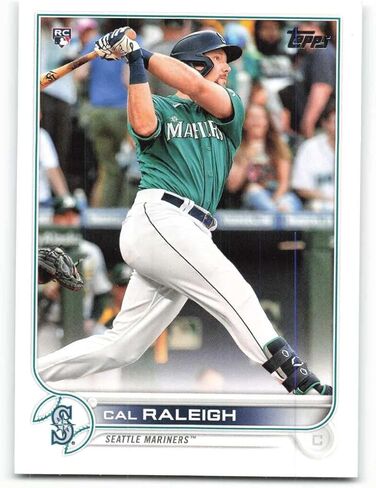 2022 Topps #277 Cal Raleigh NM-MT RC Rookie Mariners in Saudi Arabia