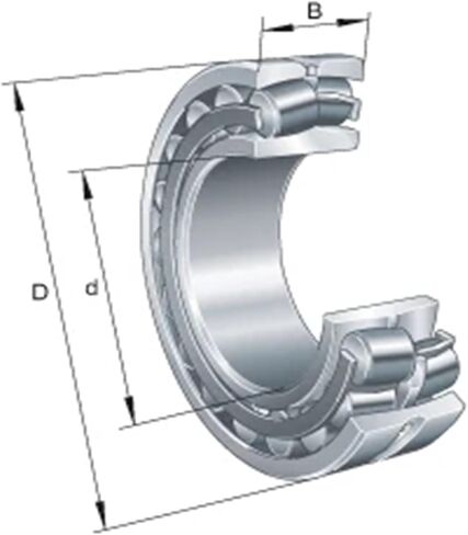 21309 21309CA 21309CA/W33 45x100x25 53309 Spherical Roller Bearings Self-aligning Cylindrical Bore in Saudi Arabia