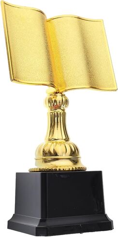 كأس جائزة Popetpop Gold Award Cup ، كأس جائزة مسابقة القراءة ، الكأس على شكل الكتب ، جائزة الجوائز في المركز الأول ، جوائز الفوز بالتقدير القراءة in Saudi Arabia
