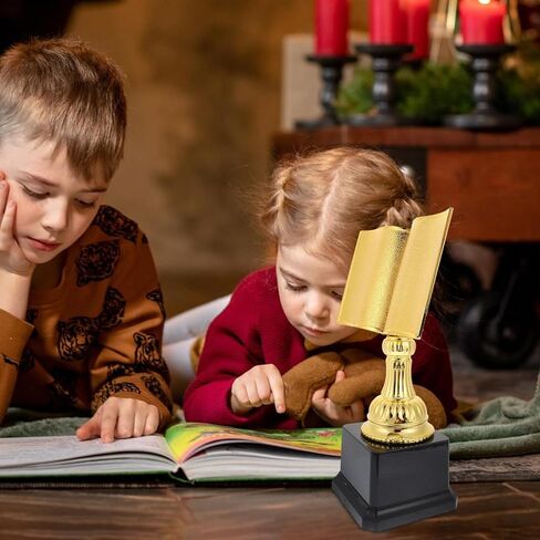 كأس جائزة Popetpop Gold Award Cup ، كأس جائزة مسابقة القراءة ، الكأس على شكل الكتب ، جائزة الجوائز في المركز الأول ، جوائز الفوز بالتقدير القراءة in Saudi Arabia