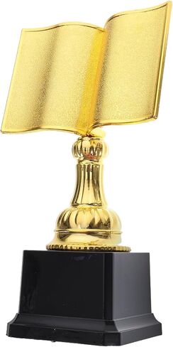 كأس جائزة Popetpop Gold Award Cup ، كأس جائزة مسابقة القراءة ، الكأس على شكل الكتب ، جائزة الجوائز في المركز الأول ، جوائز الفوز بالتقدير القراءة in Saudi Arabia
