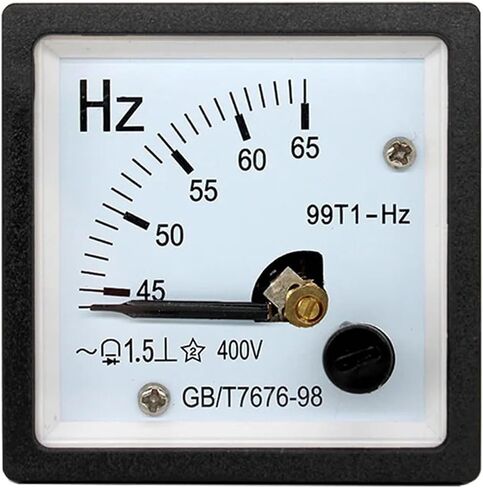 48 * 48 99T1/SQ48-HZ 45-55Hz 220V 380V 400V POINTER LECENCENT METER AC 1PCS (45-55Hz ، 220V) in Saudi Arabia