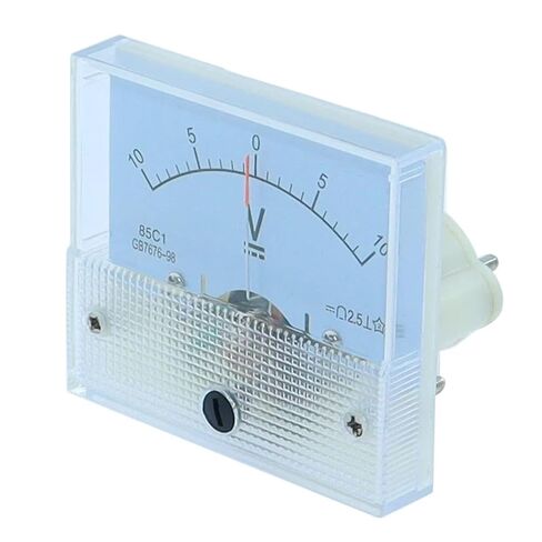 85C1-V Pointer Type DC Positive and Negative Voltmeter 5V 10V 15V 20V 30V 50V Bidirectional Meter 1Pcs(750V -0-750V) in Saudi Arabia