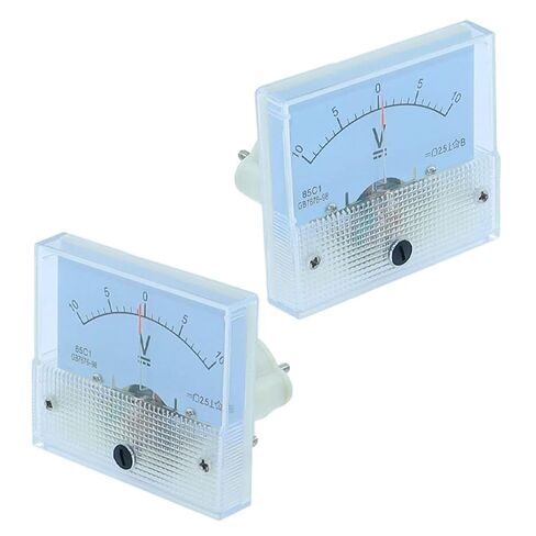 85C1-V Pointer Type DC Positive and Negative Voltmeter 5V 10V 15V 20V 30V 50V Bidirectional Meter 1Pcs(750V -0-750V) in Saudi Arabia