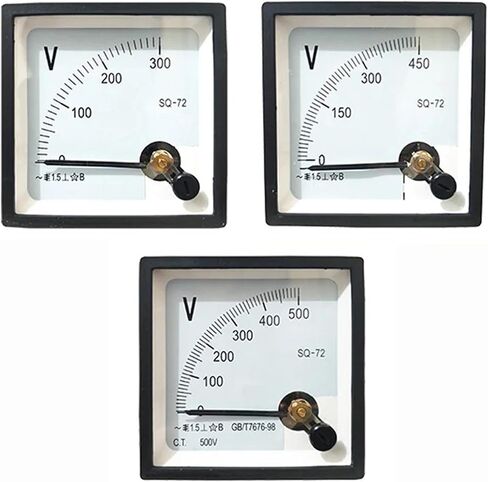 SJ-72 CP-72 SQ-72 CZ-72 AC 100V 150V 450V 600V 72X72MM النطاق التناظري الجهد الفولطية المقياس 1PCS (600V) in Saudi Arabia