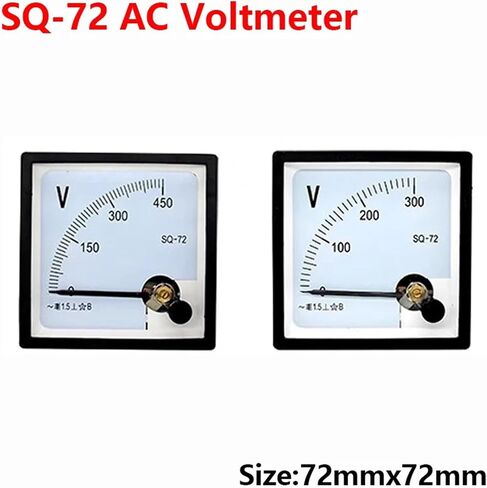 SJ-72 CP-72 SQ-72 CZ-72 AC 100V 150V 450V 600V 72X72MM النطاق التناظري الجهد الفولطية المقياس 1PCS (600V) in Saudi Arabia