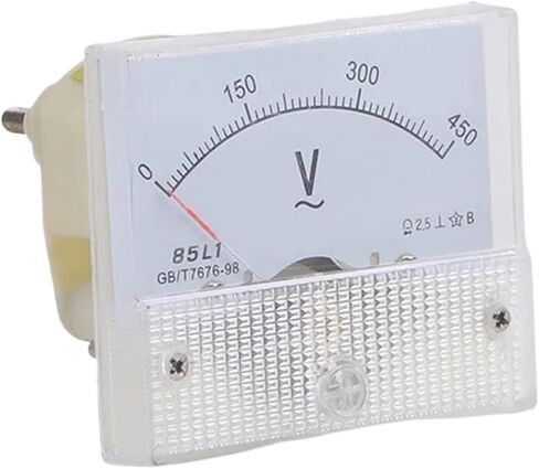 85L1 AC 0-1V 2V 3V 5V 10V 15V 20V30V 50V 75V 100V 200V 300V 400V 450V Analog Volt Panel Meter Gauge 1Pcs(250V) in Saudi Arabia