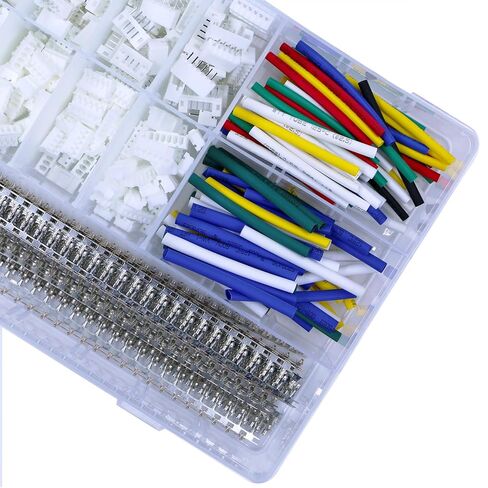 1120PCS jst PH Connector Kit 2,3,4,5,6 pin Connector Straight Male/Female Adapters & Crimp Terminals Circuit Board connectors for Arduino, DIY Electronics & Home Use in Saudi Arabia