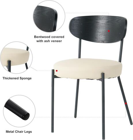 Modern Grey Simple Teddy Velvet Dining Chair Upholstered Family Bedroom Stool Back Dressing, Black Round Table Set in Saudi Arabia