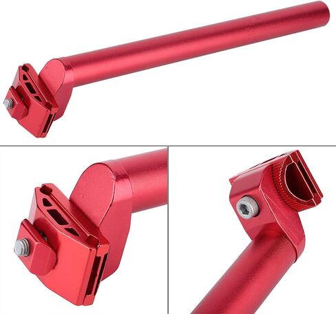 RiToEasysports Bike Seat Post, 25.4 * 300MM Durable Aluminum Alloy Bicycle Saddle Seat Post Lightweight Bike Shockproof Seatpost for Road Bike Mountain Bikes in Saudi Arabia