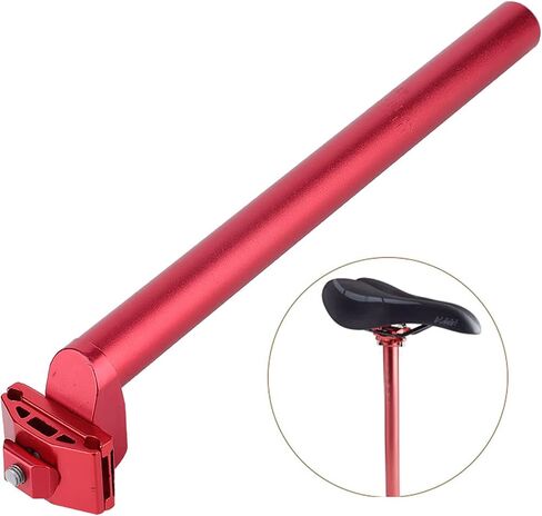 RiToEasysports Bike Seat Post, 25.4 * 300MM Durable Aluminum Alloy Bicycle Saddle Seat Post Lightweight Bike Shockproof Seatpost for Road Bike Mountain Bikes in Saudi Arabia