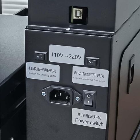 طابعة A3 XP600 UV ، دقة عالية 5760 * 1440DPI آلة الطابعة الأشعة فوق البنفسجية مع 32 * مساحة طباعة 32 سم وحامل الزجاجة ، لزجاجات الجلود المعدنية الأكريليك in Kuwait