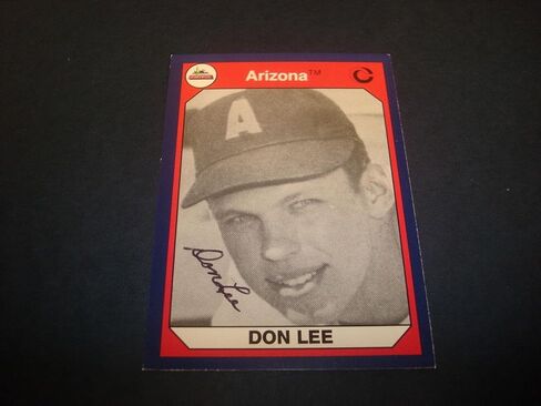 Don Lee 1957-58 Tigers Arizona 1990 Collegiate Collection التوقيع على M7 - MLB بطاقات البيسبول الموقعة MLB in Saudi Arabia