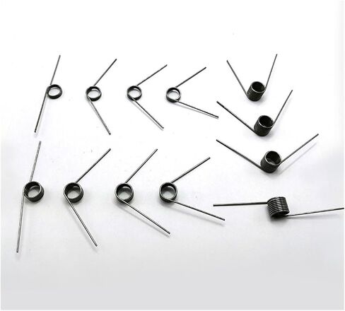 ربيع التواء الصغيرة على شكل V ، 10pcs v-spring ربيع سلك قطر 0.4 مم التواء التواء الصغير ربيع 180/120/90/60 درجة فولت من النوع الربيع المخصص 9 لفات (الحجم: 2.4 مم (6 لفات) ، النمط: in Kuwait