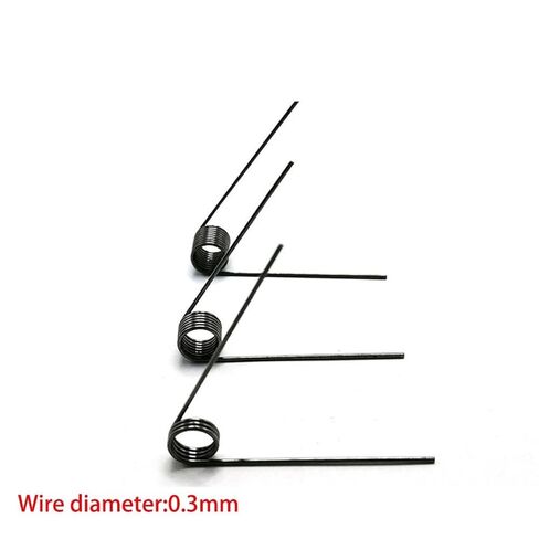 ربيع الالتواء الصغيرة على شكل V ، 10pcs V-spring ، 0.3 سلك قطر الالتواء ربيع التواء الصغيرة ، ربيع دبوس الشعر ، 180/120/120/60 درجة ربيع الالتواء الالتواء ، (الحجم: 3 لفات 180 درجة ، النمط: 2mm_0.3 in Kuwait