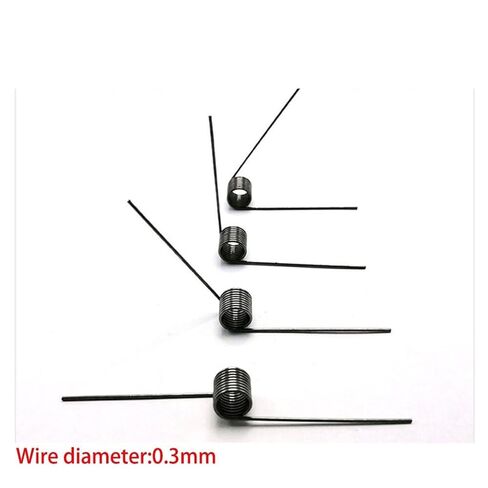 ربيع الالتواء الصغيرة على شكل V ، 10pcs V-spring ، 0.3 سلك قطر الالتواء ربيع التواء الصغيرة ، ربيع دبوس الشعر ، 180/120/120/60 درجة ربيع الالتواء الالتواء ، (الحجم: 3 لفات 180 درجة ، النمط: 2mm_0.3 in Kuwait