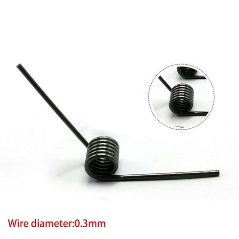 ربيع الالتواء الصغيرة على شكل V ، 10pcs V-spring ، 0.3 سلك قطر الالتواء ربيع التواء الصغيرة ، ربيع دبوس الشعر ، 180/120/120/60 درجة ربيع الالتواء الالتواء ، (الحجم: 3 لفات 180 درجة ، النمط: 2mm_0.3 in Kuwait