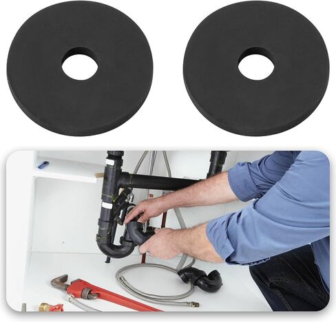 25pcs Rubber Flat Washers 1/4" ID x 1" OD x 1/8" Thickness EPDM Rubber Washers for Automotive Construction Electronics Marine Plumbing in Saudi Arabia