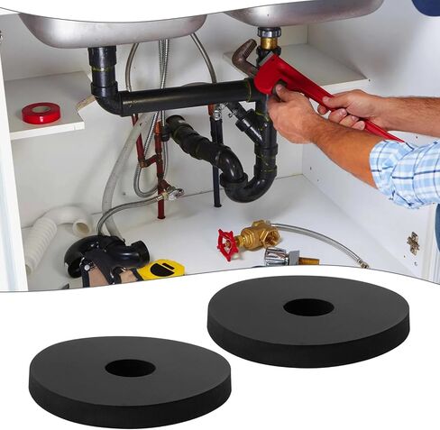 25pcs Rubber Flat Washers 1/4" ID x 1" OD x 1/8" Thickness EPDM Rubber Washers for Automotive Construction Electronics Marine Plumbing in Saudi Arabia