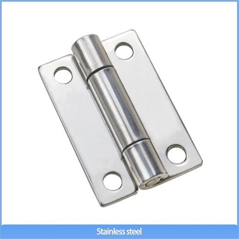 304 Stainless Steel 60 * 40 Mm Thick Axle Polished Square Hinge 1Pcs in Saudi Arabia