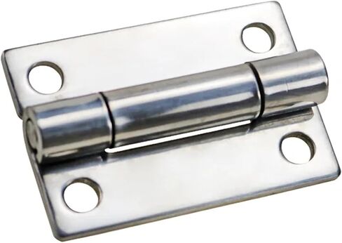 304 Stainless Steel 60 * 40 Mm Thick Axle Polished Square Hinge 1Pcs in Saudi Arabia