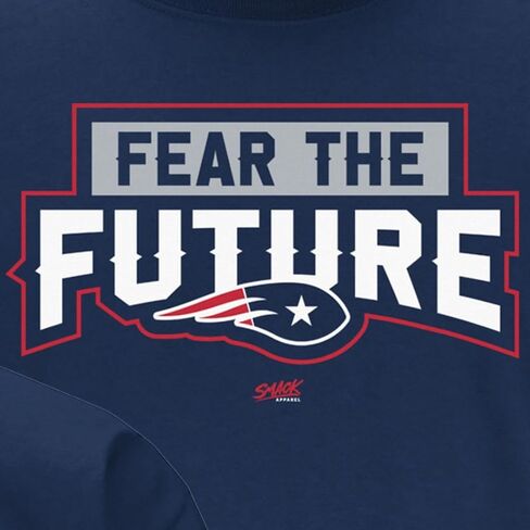 Fear The Future T-Shirt for New England Football Fans (SM-5XL) in Saudi Arabia