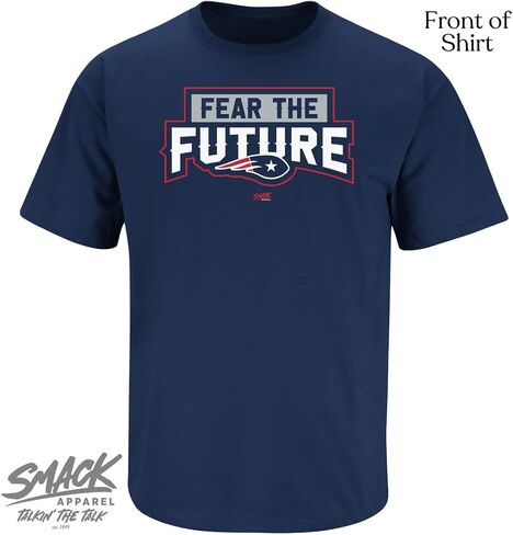 Fear The Future T-Shirt for New England Football Fans (SM-5XL) in Saudi Arabia