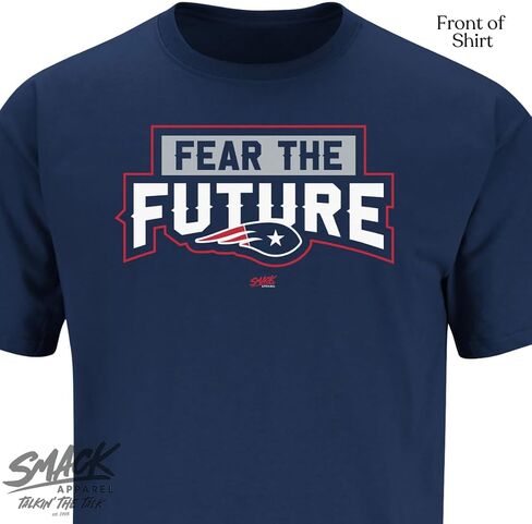Fear The Future T-Shirt for New England Football Fans (SM-5XL) in Saudi Arabia