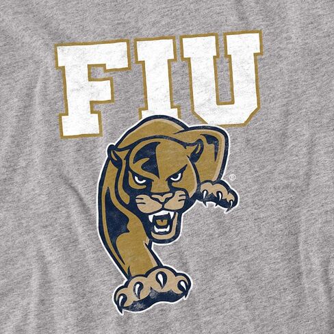 Florida International University Official Distressed Primary Unisex Adult T Shirt in Saudi Arabia