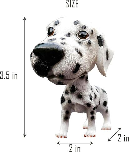 لطيف dalmatian bobblehead ، 2 "Dalmatian Dick Decor ، Dashboard Bobbleads ، حلي السيارات ، تمثال الكلاب لإكسسوارات السيارات in Kuwait