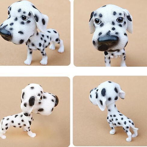 لطيف dalmatian bobblehead ، 2 "Dalmatian Dick Decor ، Dashboard Bobbleads ، حلي السيارات ، تمثال الكلاب لإكسسوارات السيارات in Kuwait